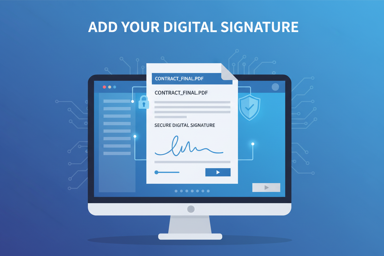 How to Add Digital Signatures to PDFs Securely with Power PDF