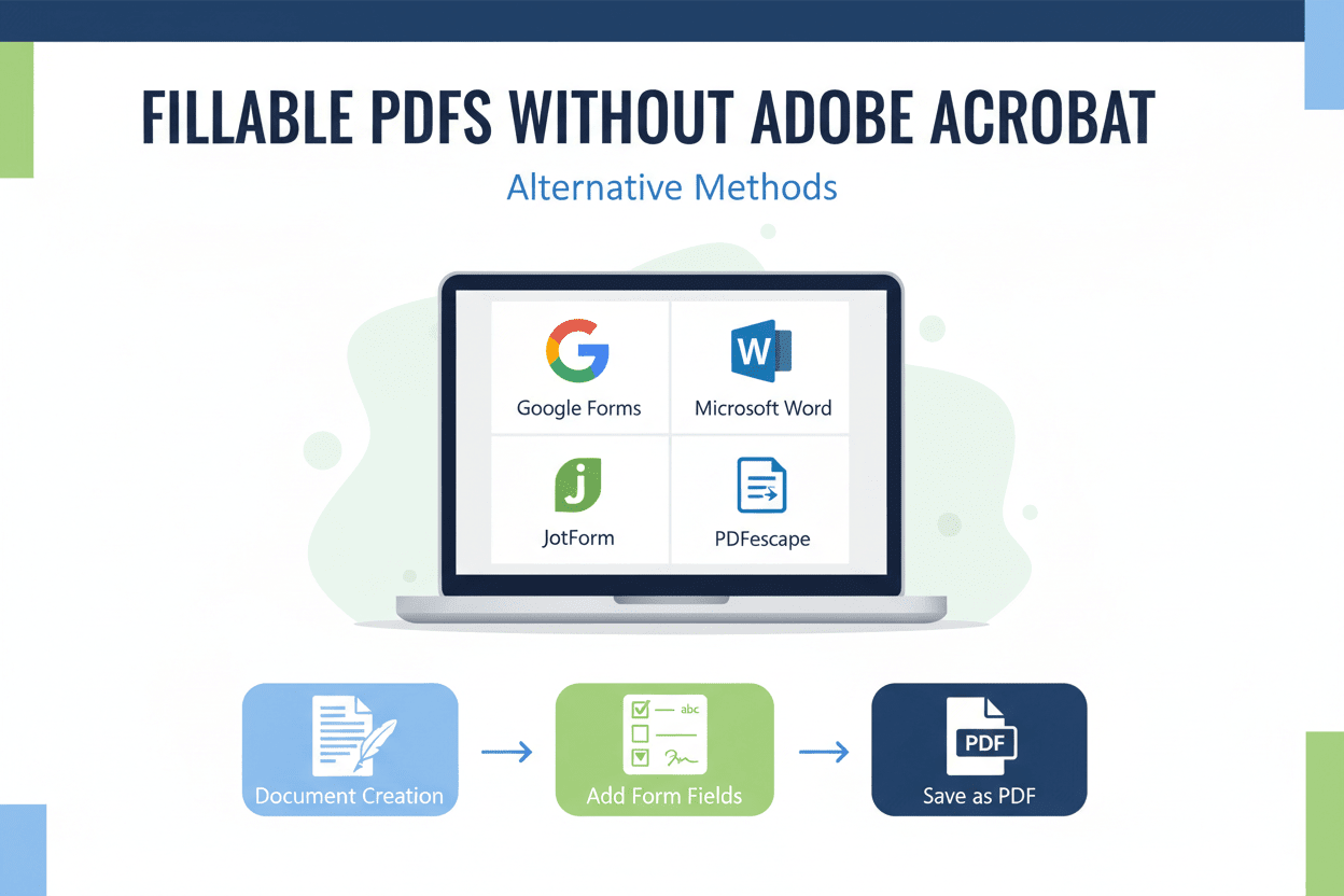 How to Create Fillable PDF Forms Without Adobe Acrobat (2025 Guide) - Wisecomm IT