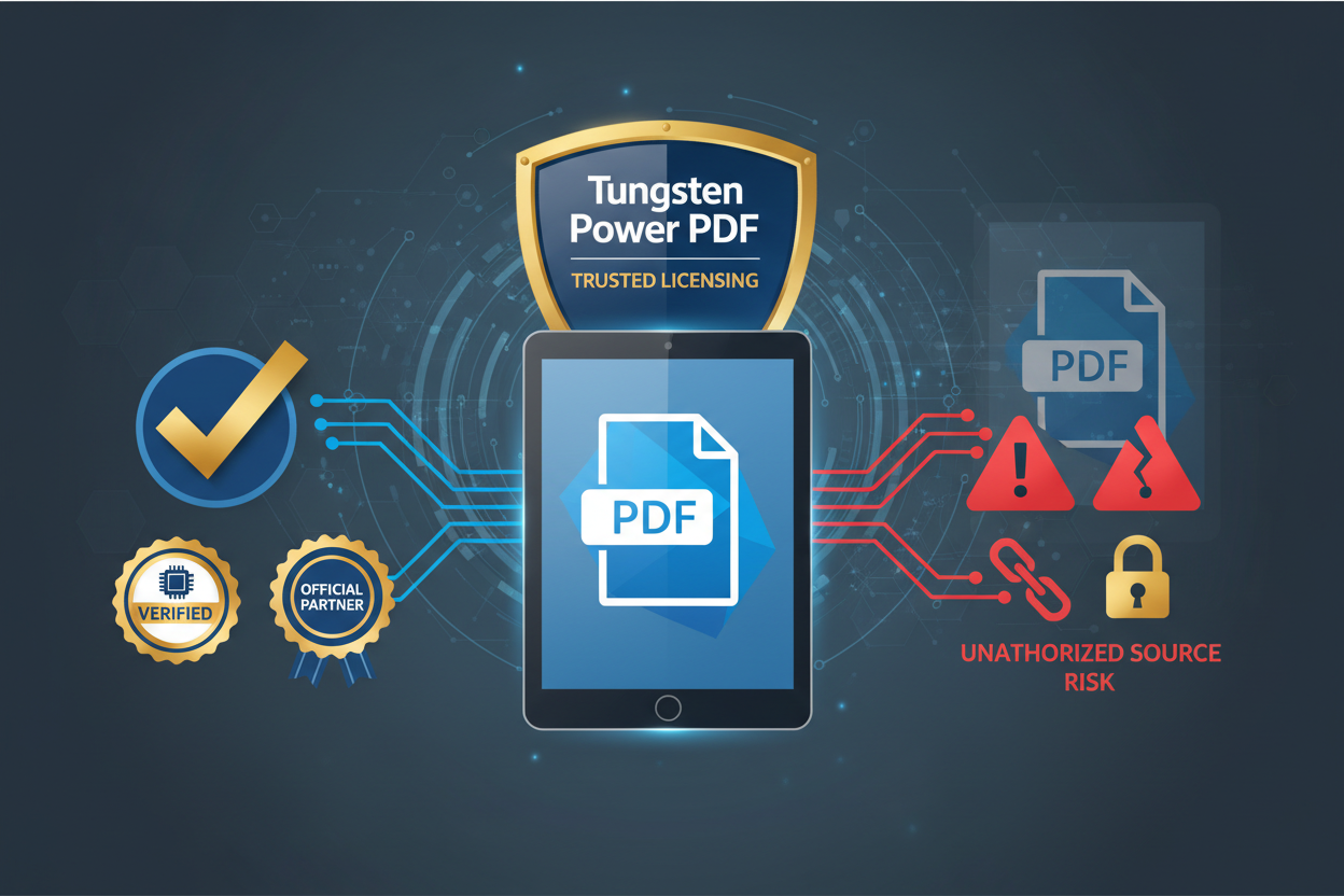 Tungsten Power PDF Licensing: Why Your Source Matters